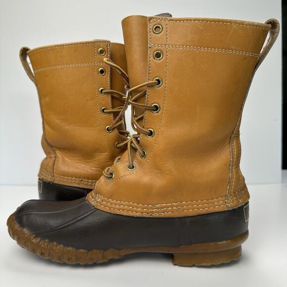 LL Bean Main Hunting Shoe 10”,Women 8 Duck Boot Excellent ! - Picture 10 of 16